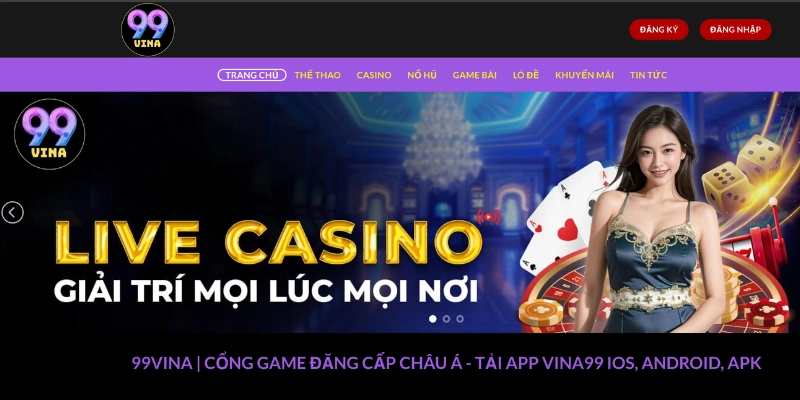 giới thiệu cổng game 99vina